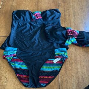 Athleta 3 piece swim set
